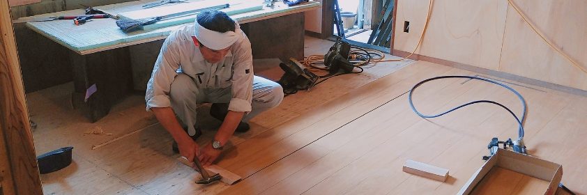 修繕工事の作業